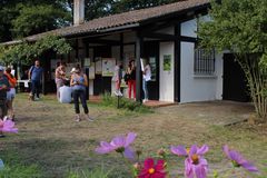 Vue extérieure du verger-refuge de l'Eau Bourde