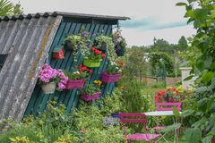 Les jardins familiaux, parc du château d'Ornon