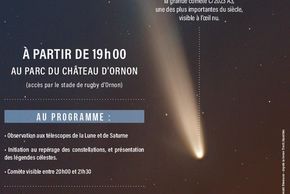 Observation de la Comète du siècle : jeudi 17 octobre